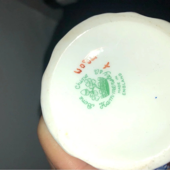 Hammersley Corn Flower Blue Creamer Mini Pitcher Bone China England Teatime - Picture 2 of 7